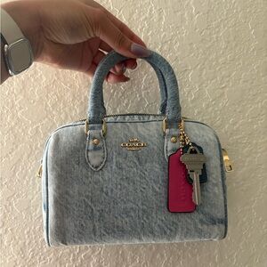 Coach Mini Denim Rowan